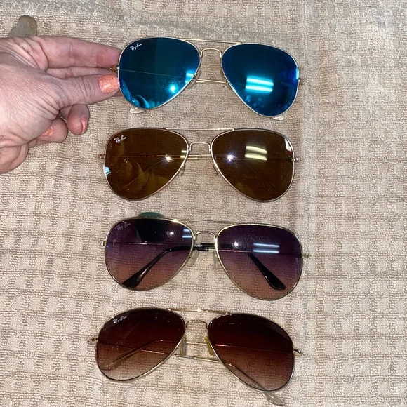 Lot of Ray-Ban Sunnies; All Have Light Scratching - Picture 1 of 7